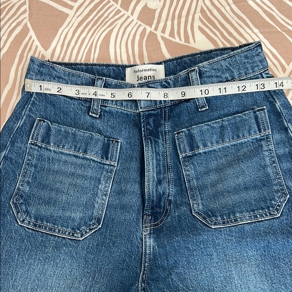 Reformation Janae Ultra High Rise Wide Leg size 28 - Picture 6 of 10